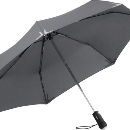 LED Automatik Safebrella® Mini Taschenschirm Regenschirm 