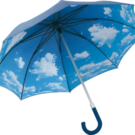 Wolkenmotiv als Innendruck bei einem Fare Regenschirm 7793
