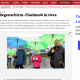 Regenschirme Flashmob in Gera