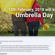 Tag des Regenschirme