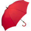 roter geöffneter Fare Regenschirm