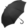 schwarzer geöffneter Fare Regenschirm